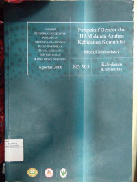 Perspektif Gender dan HAM dalam Asuhan Kebidanan Komunitas: Modul Mahasiswi