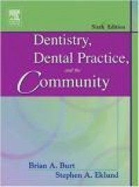 dentistry, dental practice, and the community